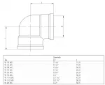 Winkel 90° Messing mit Innengewinde (geschmiedet), bis 16 bar, Winkelverschraubung, Verschraubung, alle Größen